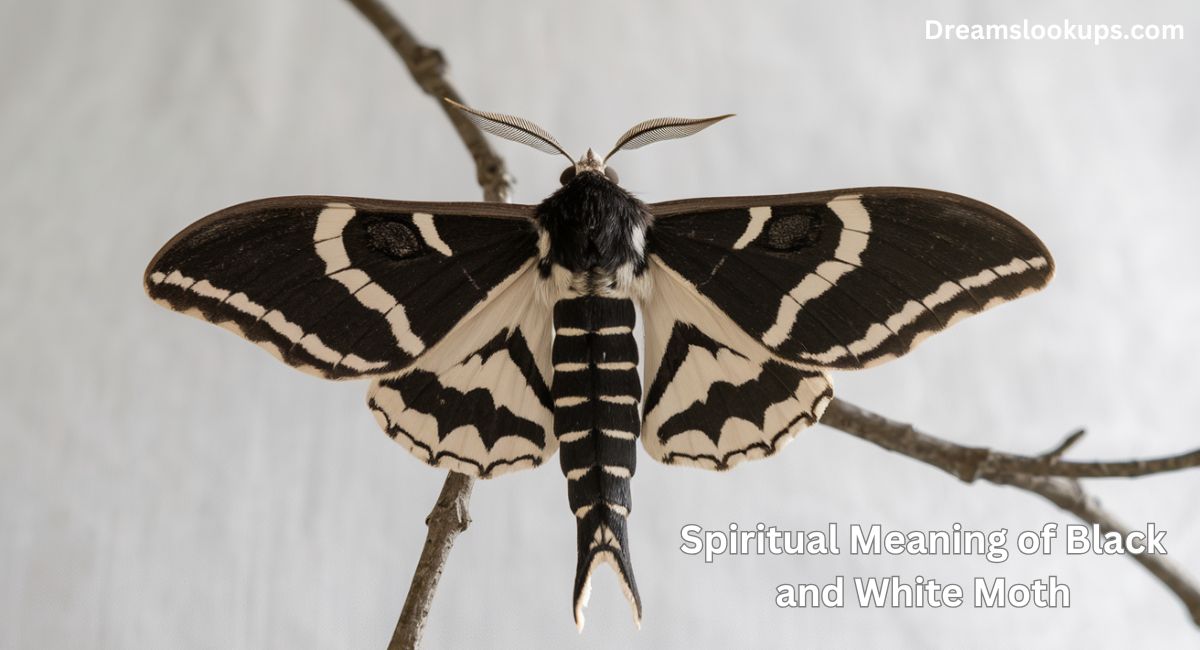 Spiritual Meaning of Black and White Moth