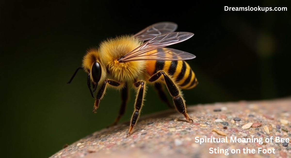 Spiritual Meaning of Bee Sting on the Foot