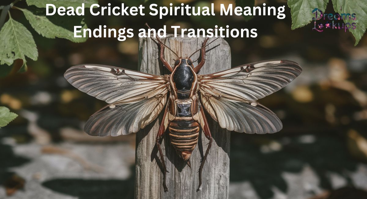 Dead Cricket Spiritual Meaning: Endings and Transitions