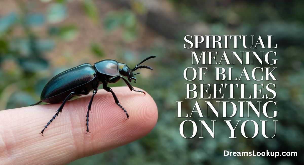 Spiritual Meaning of Black Beetles Landing on You