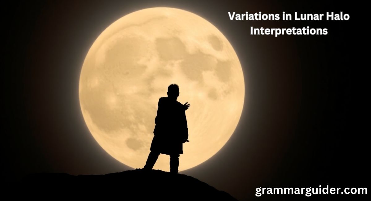 Variations in Lunar Halo Interpretations
