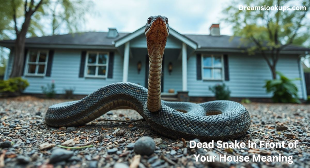 Dead Snake in Front of Your House Meaning