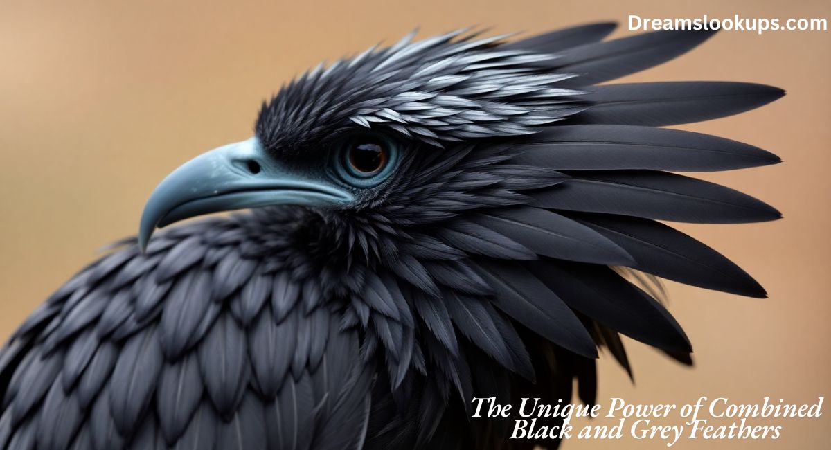 The Unique Power of Combined Black and Grey Feathers