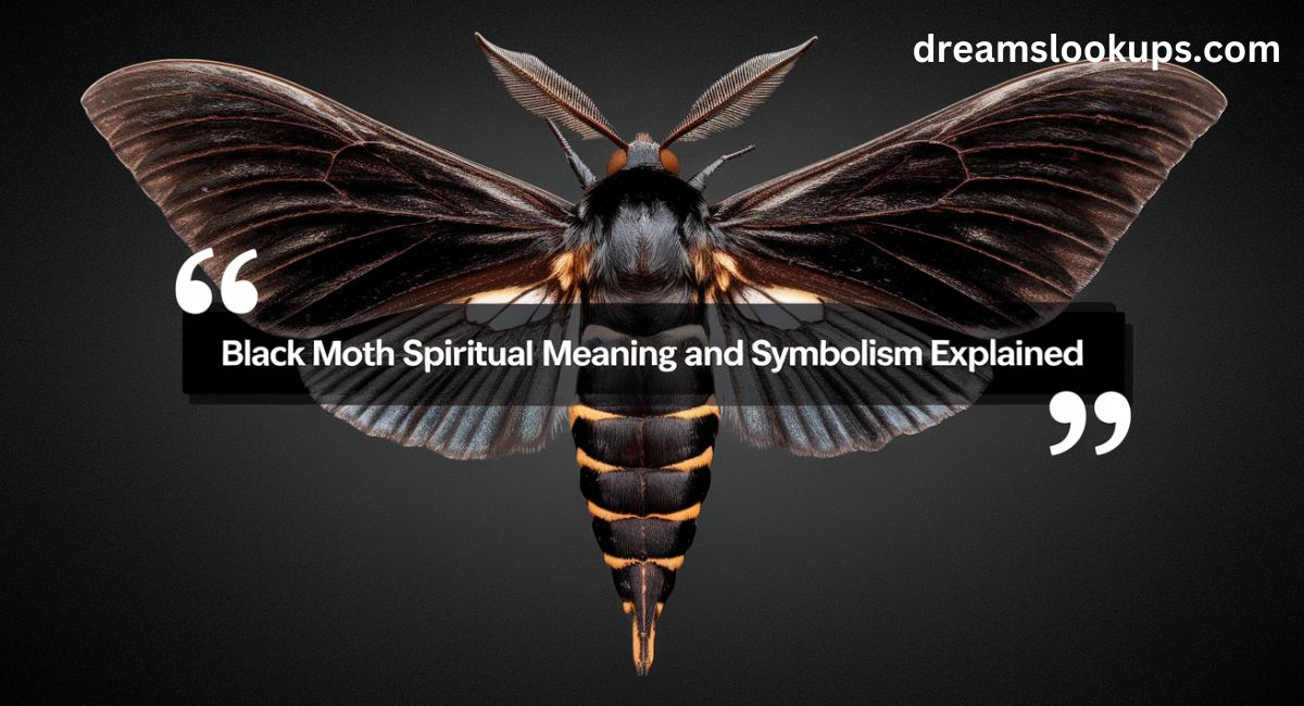 Black Moth Spiritual Meaning and Symbolism Explained